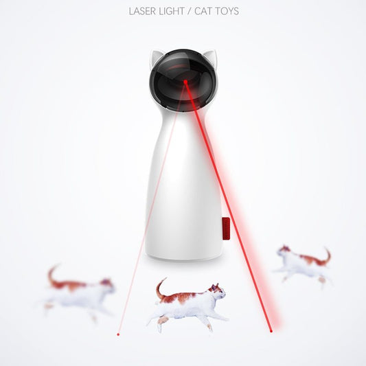 Creative Cat Pet LED Laser Funny Toy Smart Automatic Cat Exercise Training