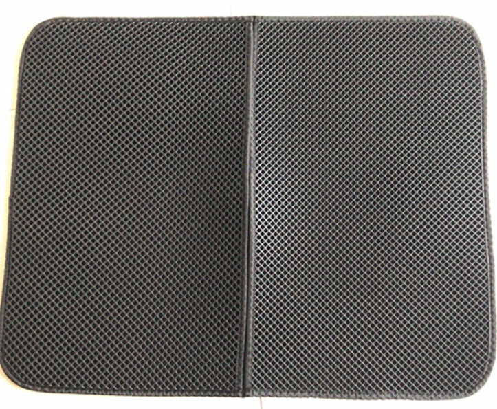 Waterproof Pet Cat Litter Mat EVA Double Layer Cat Litter Trapping Pet