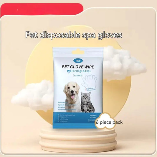 Pet Disposable Gloves Cat Dog Cleaning Gloves