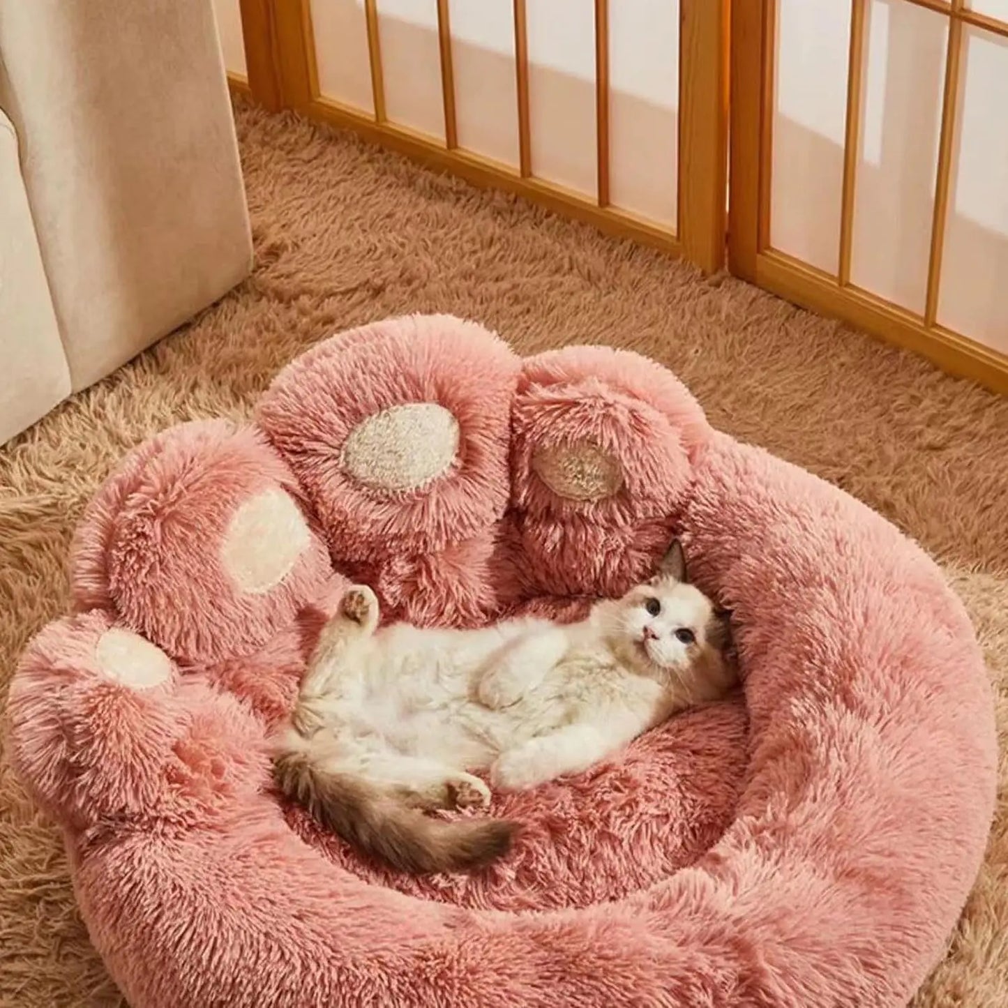 ComfyClaw Pink Pet Cushion
