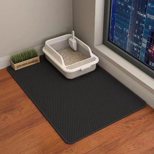 Cat Litter Mat Double Layer Filter Anti-bring