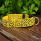 LED Dog Collar Safety Adjustable Nylon Leopard Pet Collar