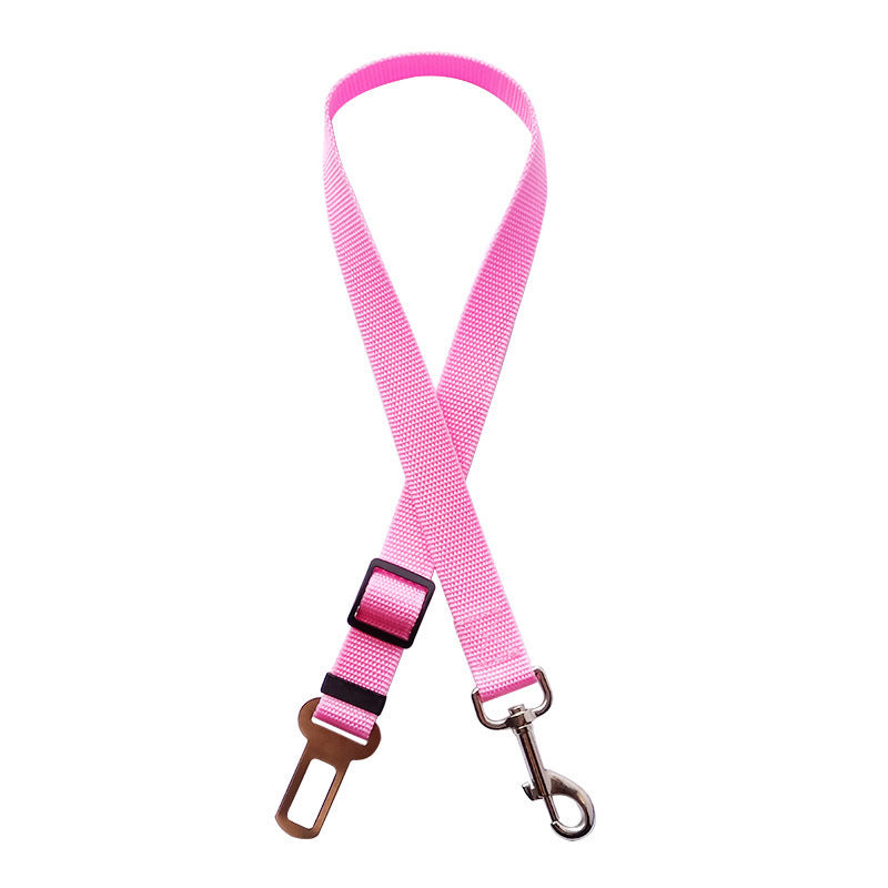 Adjustable Pet Cat Dog Car Seat Belt Pet Seat Vehicle Dog Harness Lead Clip Safety Lever Traction Dog Collars Dogs