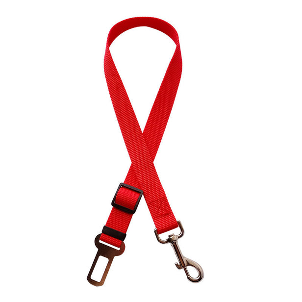 Adjustable Pet Cat Dog Car Seat Belt Pet Seat Vehicle Dog Harness Lead Clip Safety Lever Traction Dog Collars Dogs
