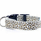 LED Dog Collar Safety Adjustable Nylon Leopard Pet Collar