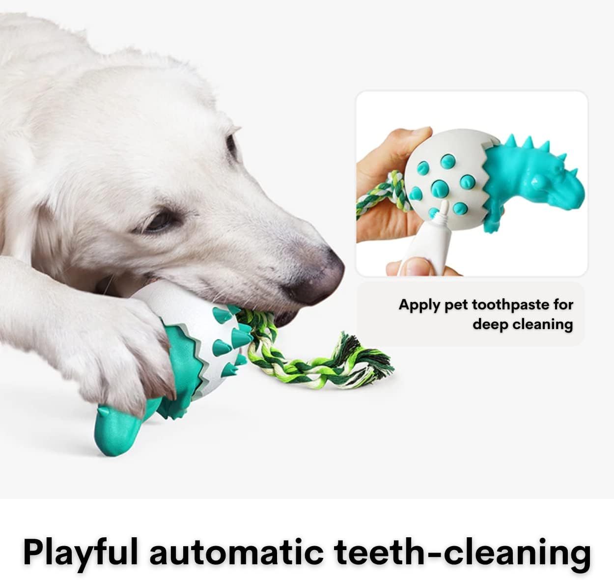 Dog Teething Toy Durable Rubber Chew