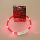 Pet Flashing Collar USB Rechargeable Glowing Necklace Safety Collar