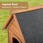 Black Asphalt Roof Dog House