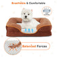 Memory Foam Pet Bed For Small Dogs & Cats With Washable