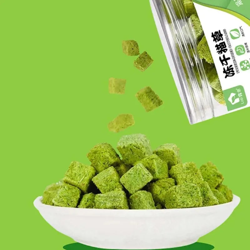 50g Cat Grass Particles Freeze-dried Cat Snacks