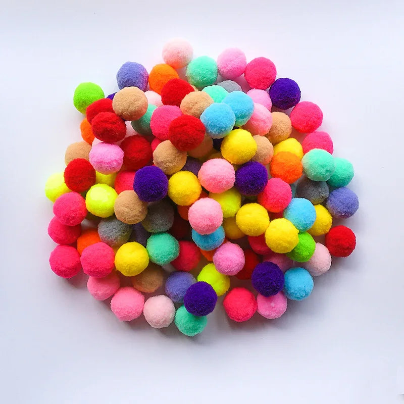 Interactive Launch Training Cat Toys Creative Kittens Mini Pompoms Games Stretch Plush Ball Toys