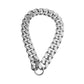 Plastics Dog Chain Collar Gold Luxury Diamond Studded Collar