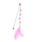 Funny Kitten Cat Teaser Interactive Toy Rod