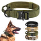 Pet Products Outdoor Tactical Dog Collar Metal Buckle