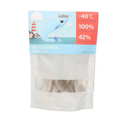 Freeze Dried Fish Vacuum Capelin Freeze Dried Fish Snacks