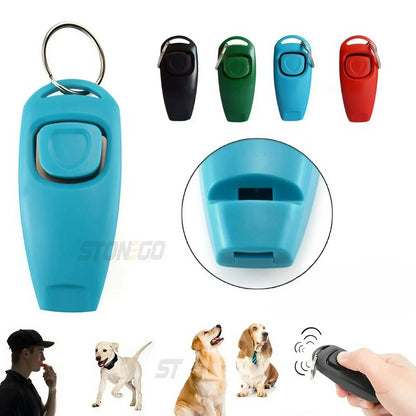 1 Clicker & Whistle Dog Trainer Clicker