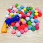 Interactive Launch Training Cat Toys Creative Kittens Mini Pompoms Games Stretch Plush Ball Toys