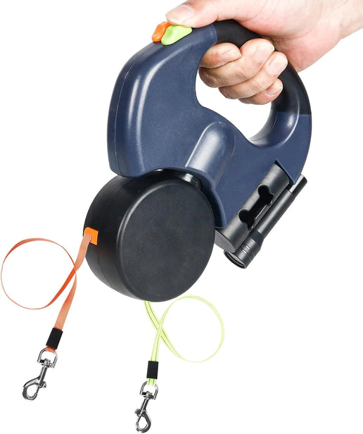 TwinDog 360° Retractable Leash
