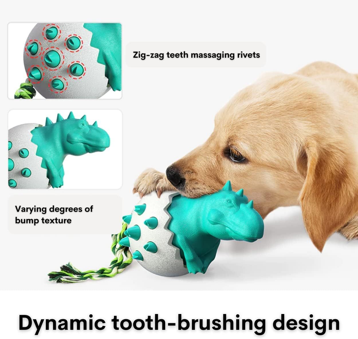 Dog Teething Toy Durable Rubber Chew