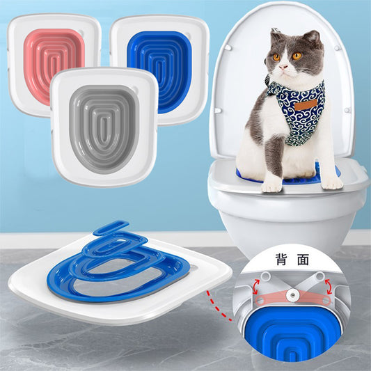 Best Plastic Cat Toilet Training Kit Reusable Puppy Cat Litter Mat