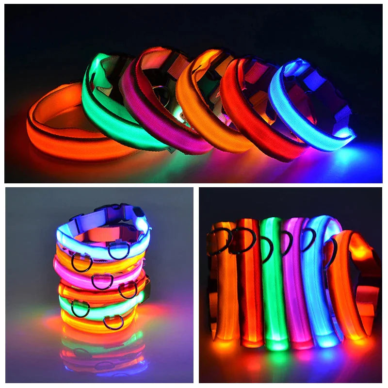 LED Glow Safety Dog Collar