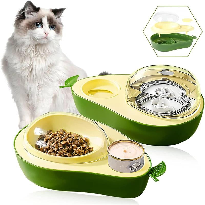 Automatic Drinking Water Bottle Pet Feeder Avocado Shape